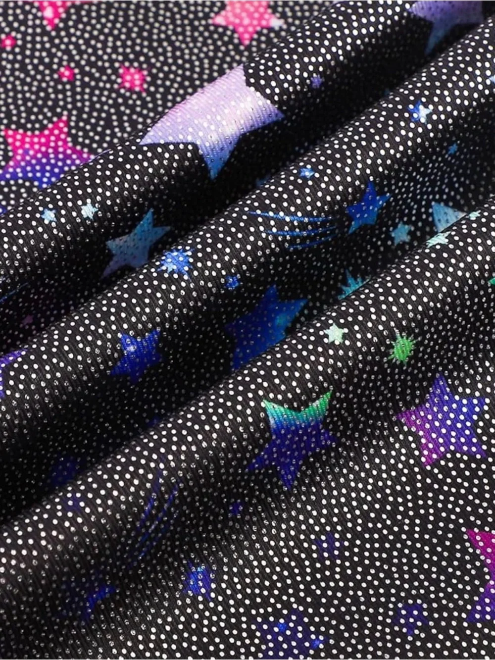 NWT Holographic Star Sparkle Gymnastics Tumbling Unitard Biketard 🛍️ 2/$10•3/$12